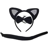 Black Cat Animal Set